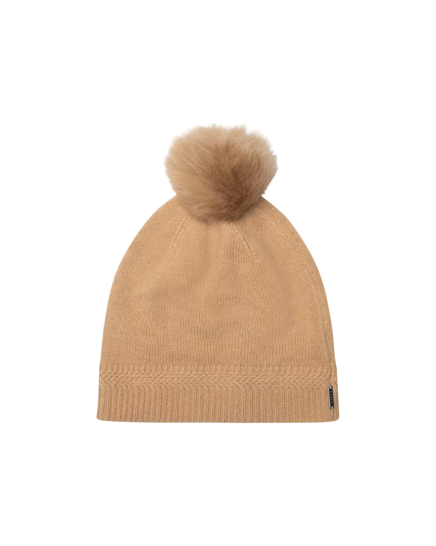 Women GORSKI Montreal Select Cashmere Hat With Toscana Shearling Lamb Pompom