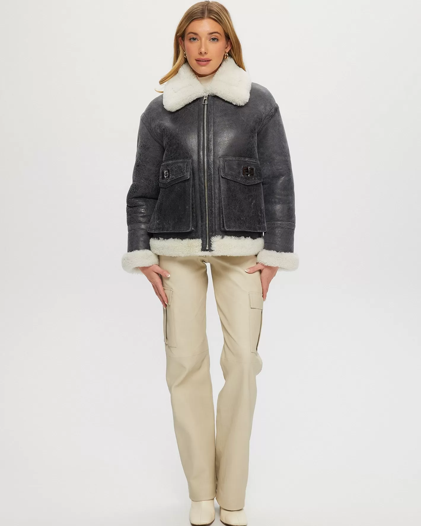 Women GORSKI Montreal Select Shearling Lamb Jacket