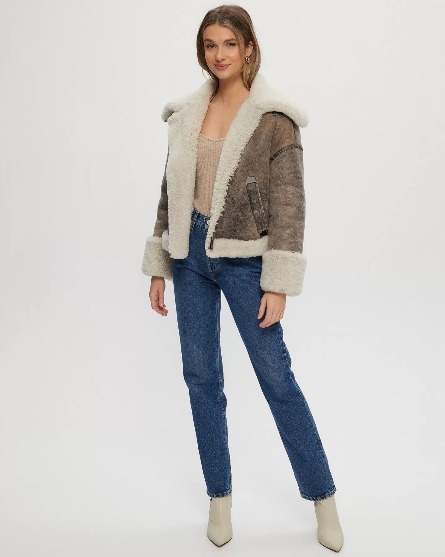 Women GORSKI Montreal Select Shearling Lamb Jacket