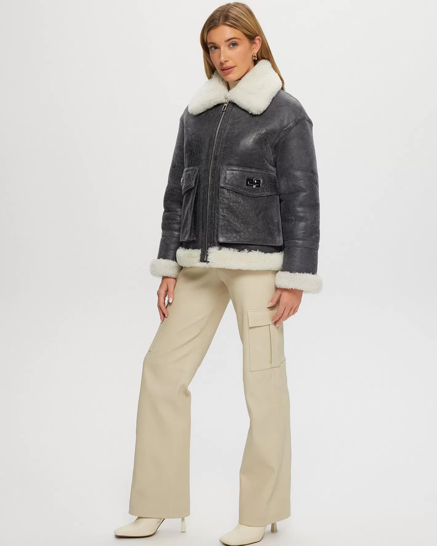 Women GORSKI Montreal Select Shearling Lamb Jacket