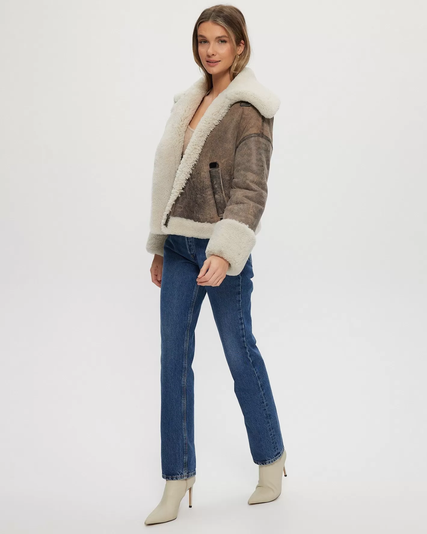 Women GORSKI Montreal Select Shearling Lamb Jacket