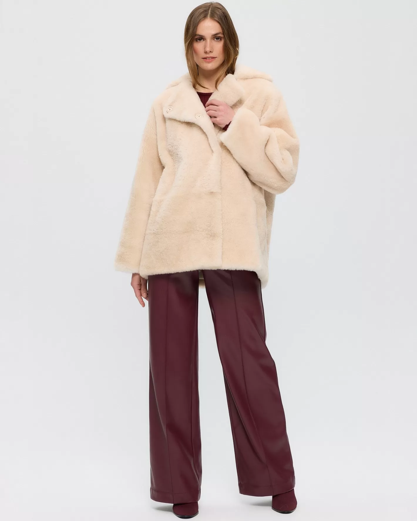 Women GORSKI Montreal SHEARED CASHMERE GOAT JACKET