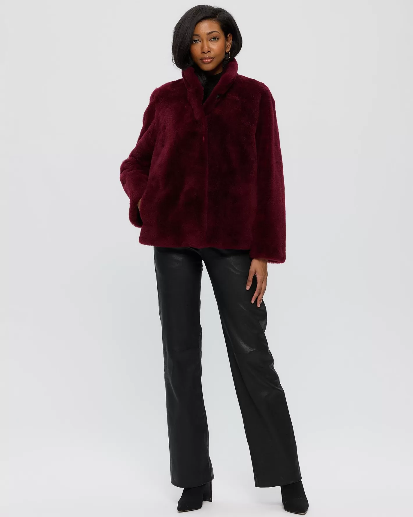 Women GORSKI Montreal SHEARED CASHMERE GOAT JACKET