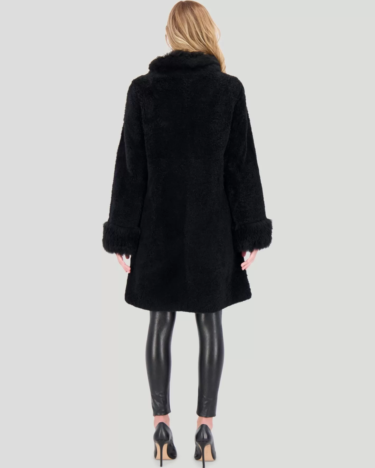 Women GORSKI Montreal Sheared Select Cashmere Goat Jacket With Select Cashmere Goat Collar & Cuffs