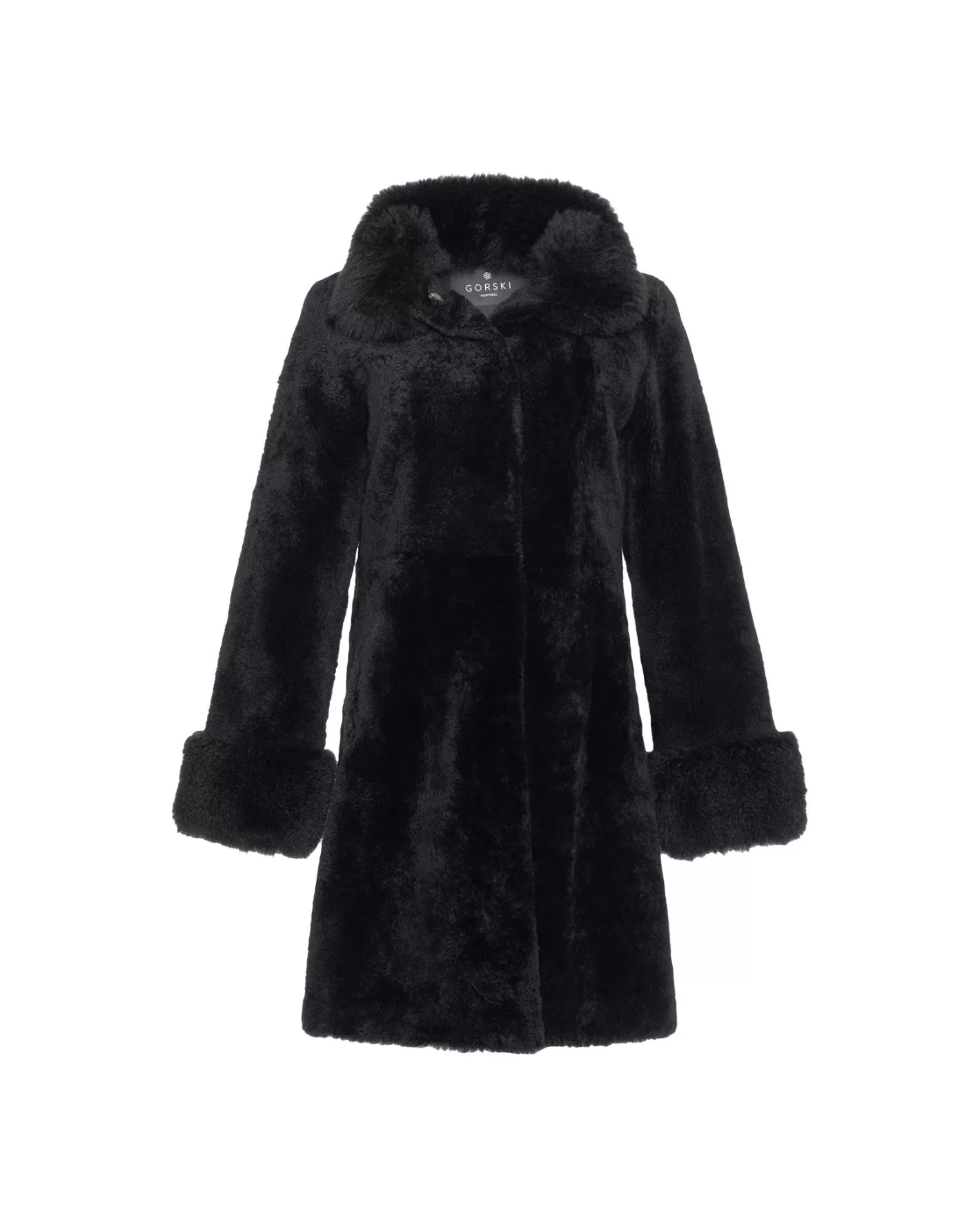 Women GORSKI Montreal Sheared Select Cashmere Goat Jacket With Select Cashmere Goat Collar & Cuffs