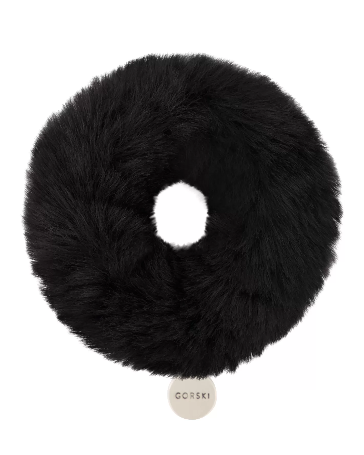 Women GORSKI Montreal SHEARLING LAMB SCRUNCHIE